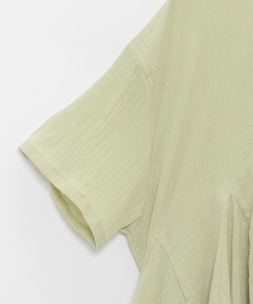 petit main LIEN（プティマインリアン）の「【AJUGA.リンク】フレアーブラウス（大人サイズ）（シャツ/ブラウス・レディース・ブルー/ピンク/ライトグリーン・FREE）」の11枚目の写真