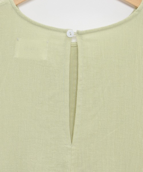 petit main LIEN（プティマインリアン）の「【AJUGA.リンク】フレアーブラウス（大人サイズ）（シャツ/ブラウス・レディース・ブルー/ピンク/ライトグリーン・FREE）」の4枚目の写真