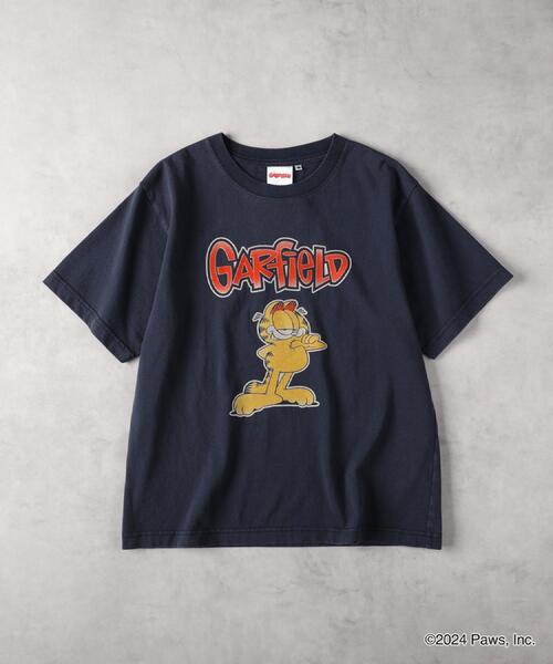 Right-on(ライトオン)の「Other(ソノタ)カラーフロッキーTシャツ(Tシャツ/カットソー・レディース・ネイビー・M/L/XL)」の10枚目の写真