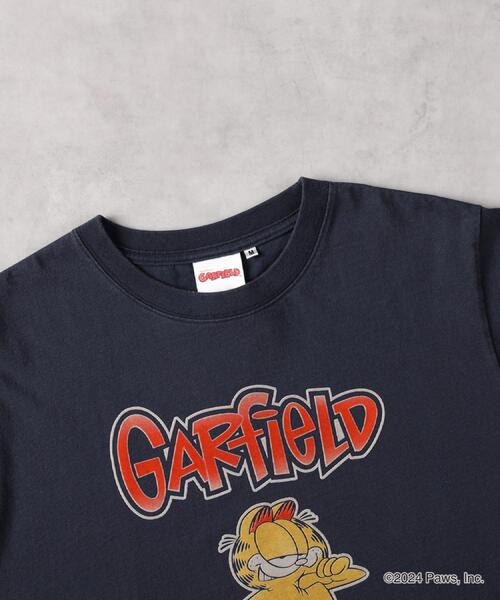 Right-on(ライトオン)の「Other(ソノタ)カラーフロッキーTシャツ(Tシャツ/カットソー・レディース・ネイビー・M/L/XL)」の9枚目の写真