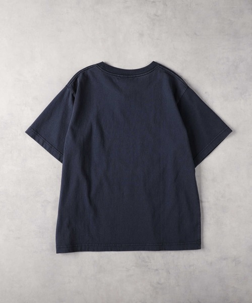 Right-on(ライトオン)の「Other(ソノタ)カラーフロッキーTシャツ(Tシャツ/カットソー・レディース・ネイビー・M/L/XL)」の4枚目の写真