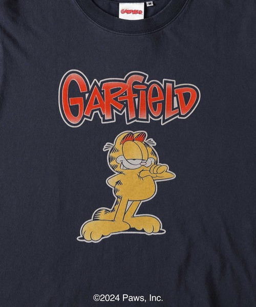 Right-on(ライトオン)の「Other(ソノタ)カラーフロッキーTシャツ(Tシャツ/カットソー・レディース・ネイビー・M/L/XL)」の5枚目の写真