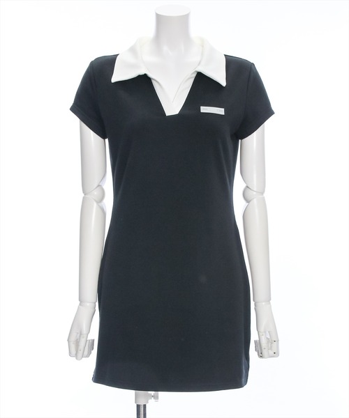 clear（クリア）の「配色襟ロゴミニワンピース［大人 カジュアル］≪再入荷≫（ワンピース・レディース・モカ/ブラック・F）」の16枚目の写真