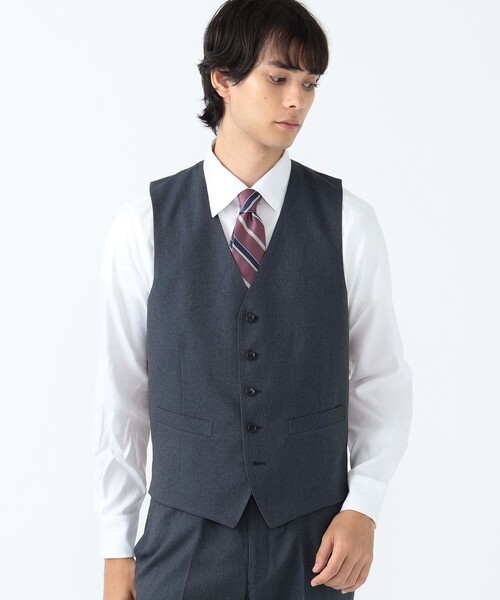 BEAMS HEART(ビームスハート)の「ピンヘッド トラベル ジレ 24FW(セットアップ対応)(ベスト・メンズ・ブルー/ネイビー・LARGE/MEDIUM/SMALL/X-LARGE)」の5枚目の写真