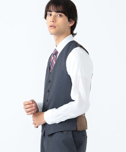 BEAMS HEART(ビームスハート)の「ピンヘッド トラベル ジレ 24FW(セットアップ対応)(ベスト・メンズ・ブルー/ネイビー・LARGE/MEDIUM/SMALL/X-LARGE)」の6枚目の写真