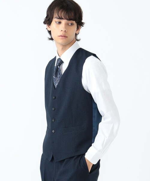 BEAMS HEART(ビームスハート)の「ピンヘッド トラベル ジレ 24FW(セットアップ対応)(ベスト・メンズ・ブルー/ネイビー・LARGE/MEDIUM/SMALL/X-LARGE)」の9枚目の写真