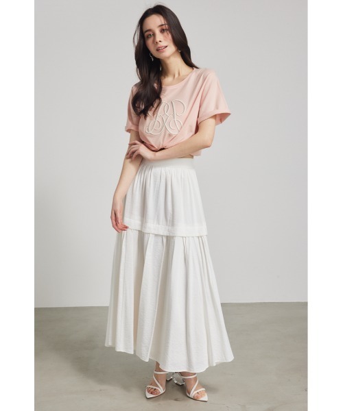 rienda（リエンダ）の「WRR Tシャツ（Tシャツ/カットソー・レディース・ネイビー/ピンク/レッド系その他/ブラック/ホワイト・FREE）」の13枚目の写真