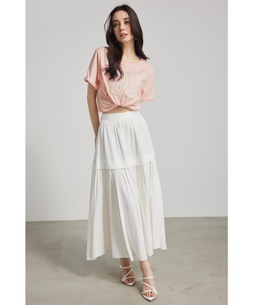 rienda（リエンダ）の「WRR Tシャツ（Tシャツ/カットソー・レディース・ネイビー/ピンク/レッド系その他/ブラック/ホワイト・FREE）」の14枚目の写真