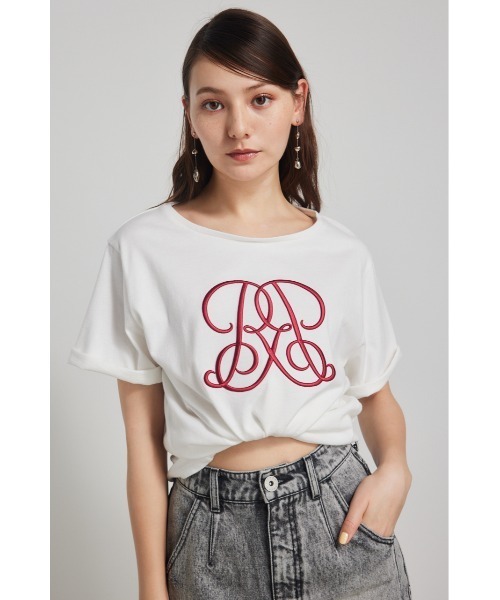 rienda（リエンダ）の「WRR Tシャツ（Tシャツ/カットソー・レディース・ネイビー/ピンク/レッド系その他/ブラック/ホワイト・FREE）」の19枚目の写真