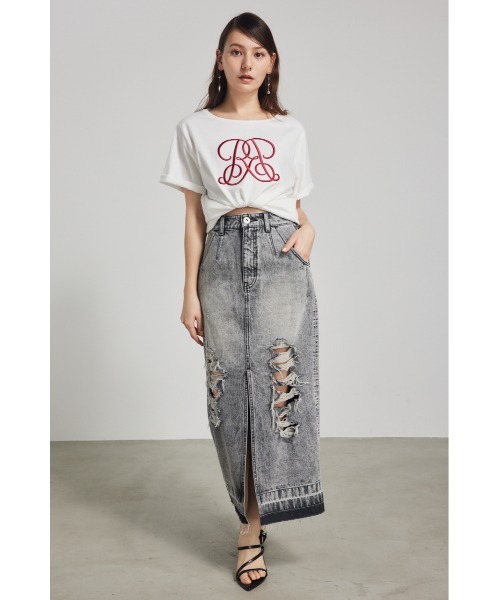 rienda（リエンダ）の「WRR Tシャツ（Tシャツ/カットソー・レディース・ネイビー/ピンク/レッド系その他/ブラック/ホワイト・FREE）」の22枚目の写真