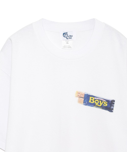 TATRAS CONCEPT STORE（タトラスコンセプトストア）の「Boys In Toyland(ボーイズイントイランド) CHOCOLATE BAR TEE（Tシャツ/カットソー・メンズ・ワイン/イエロー・M/L）」の4枚目の写真