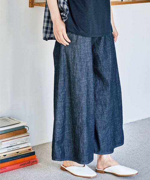 axes femme｜デニムキュロットパンツ | Rakuten Fashion(楽天