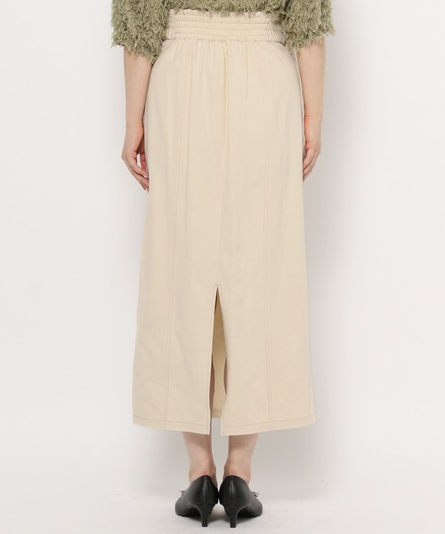 mysty woman(ミスティウーマン)の「サイドベルトzipスカート 140927(スカート・レディース・ブラック/ベージュ/ホワイト系その他・FREE)」の9枚目の写真