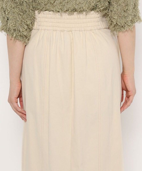 mysty woman(ミスティウーマン)の「サイドベルトzipスカート 140927(スカート・レディース・ブラック/ベージュ/ホワイト系その他・FREE)」の10枚目の写真