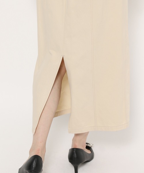 mysty woman(ミスティウーマン)の「サイドベルトzipスカート 140927(スカート・レディース・ブラック/ベージュ/ホワイト系その他・FREE)」の11枚目の写真