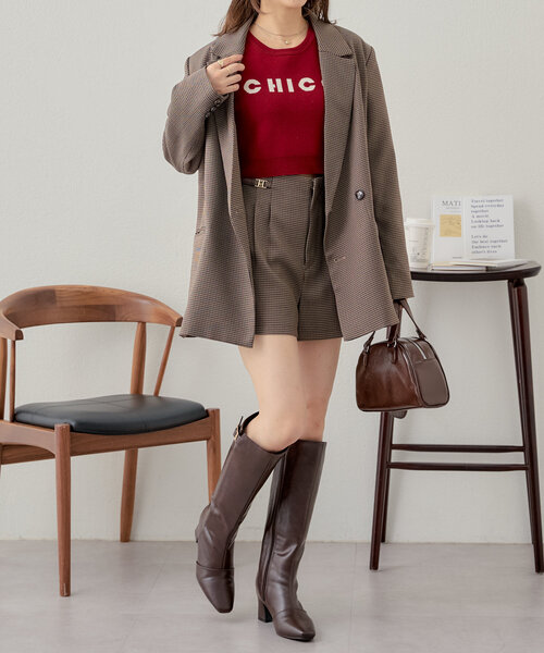 シノチー様 リクエスト 2点 まとめ商品 コーデ売り まとめ売り Chico（チコ）の「【完売カラー再販/カタログ掲載】ロゴ