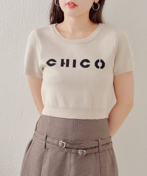 新品未使用●JUN&ROPE ロゴジャガード　ニット グレーベージュ　L　完売品 WEB LIMITED】AER｜2023 AW KNIT COLLECTION | J'aDoRe JUN