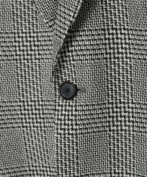 MEN'S BIGI(メンズビギ)の「ウール変形グレンチェックジャケット(その他アウター・メンズ・ブラック系その他・01/02/03/04)」の4枚目の写真
