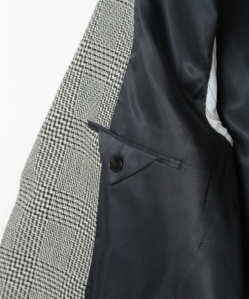 MEN'S BIGI(メンズビギ)の「ウール変形グレンチェックジャケット(その他アウター・メンズ・ブラック系その他・01/02/03/04)」の7枚目の写真