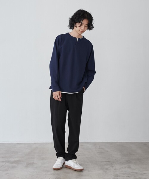 coen（コーエン）の「極楽イージーパンツ（その他パンツ・メンズ・ブラック/ダークグレー・S/M/L/XL）」の10枚目の写真