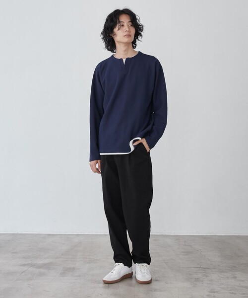 coen（コーエン）の「極楽イージーパンツ（その他パンツ・メンズ・ブラック/ダークグレー・S/M/L/XL）」の14枚目の写真