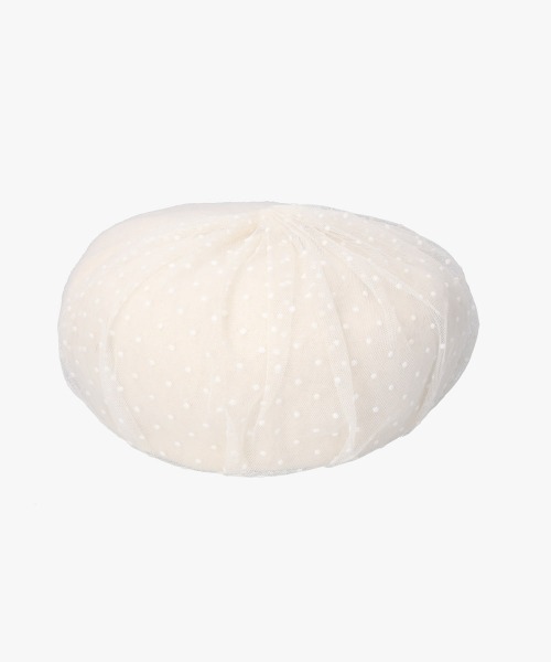 kaorinomori（カオリノモリ）の「kaorinomori ロマネコベレー レティ / カオリノモリ（ハンチング/ベレー帽・レディース・ダークグレー/ライトグリーン/ホワイト・M/57.5cm）」の7枚目の写真