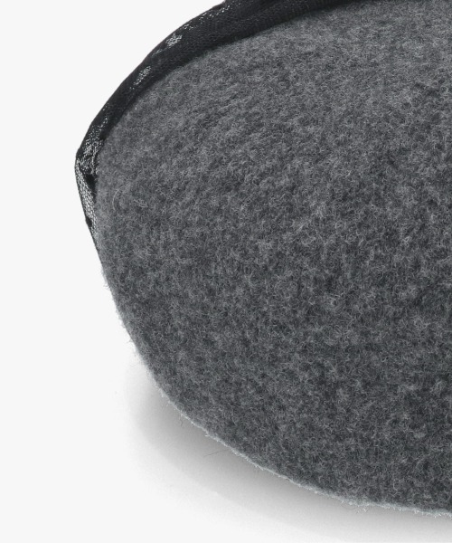 kaorinomori（カオリノモリ）の「kaorinomori ロマネコベレー レティ / カオリノモリ（ハンチング/ベレー帽・レディース・ダークグレー/ライトグリーン/ホワイト・M/57.5cm）」の18枚目の写真