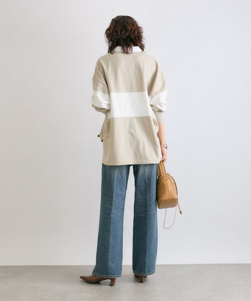 RIVE DROITE(リヴドロワ)の「【MONN.:.(モン)】セミワイドデニム(デニムパンツ・レディース・ブルー・40/38/36)」の8枚目の写真