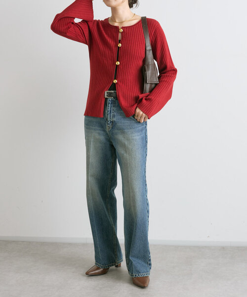 RIVE DROITE(リヴドロワ)の「【MONN.:.(モン)】セミワイドデニム(デニムパンツ・レディース・ブルー・40/38/36)」の22枚目の写真