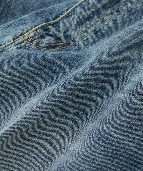 RIVE DROITE(リヴドロワ)の「【MONN.:.(モン)】セミワイドデニム(デニムパンツ・レディース・ブルー・40/38/36)」の4枚目の写真