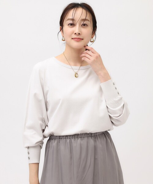 【美品】24ss リネンコットンラグランニット　ブラック・フリー 美品】24ss リネンコットンラグランニット ブラック・フリー