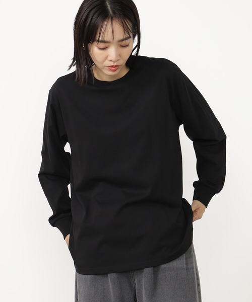 FOUND GOOD(ファウンドグッド)の「キノウBASICロンT(Tシャツ/カットソー・レディース・ホワイト系5/グレー系/ブラウン系/ブラック・M/S/L)」の9枚目の写真