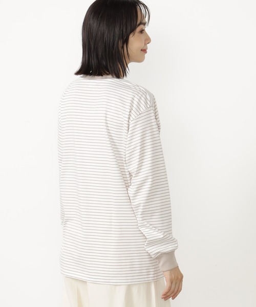 FOUND GOOD(ファウンドグッド)の「キノウBASICロンT(Tシャツ/カットソー・レディース・ホワイト系5/グレー系/ブラウン系/ブラック・M/S/L)」の17枚目の写真