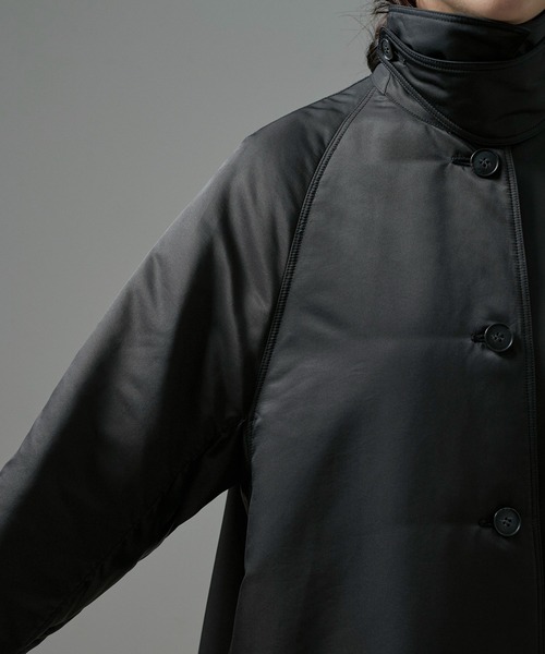 SALON adam et rope'（サロン アダム エ ロペ）の「FURLO DOWNバルマカンコート / ファーロダウン（ダウンジャケット/コート・レディース・ブラック/カーキ・FREE）」の17枚目の写真