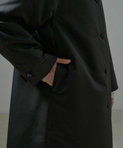 SALON adam et rope'（サロン アダム エ ロペ）の「FURLO DOWNバルマカンコート / ファーロダウン（ダウンジャケット/コート・レディース・ブラック/カーキ・FREE）」の19枚目の写真