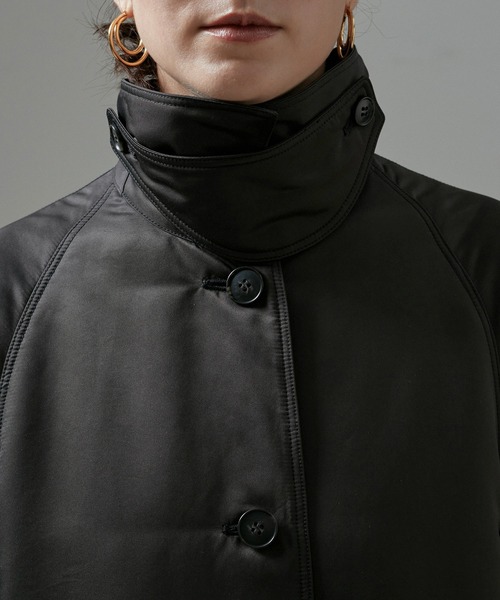 SALON adam et rope'（サロン アダム エ ロペ）の「FURLO DOWNバルマカンコート / ファーロダウン（ダウンジャケット/コート・レディース・ブラック/カーキ・FREE）」の11枚目の写真