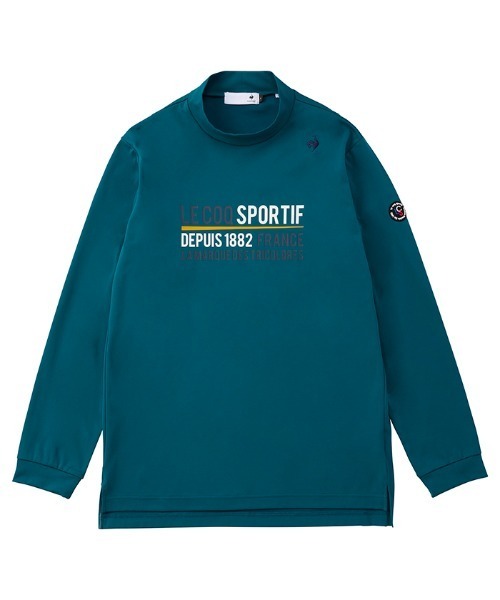 【セール】【ストレッチフォーサー】モックネック長袖シャツ(Tシャツ/カットソー)|le coq sportif GOLF(ルコックスポルティフゴルフ)