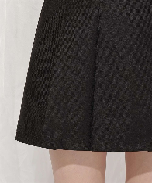 WILLSELECTION（ウィルセレクション）の「タックプリーツミニスカート（スカート・レディース・ブラック系その他/ブラウン系その他/ブラック・FREE）」の4枚目の写真