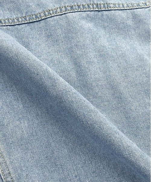 ad thie（アドティエ）の「ビッグシルエット デニムジャケット（デニムジャケット・レディース・ライトブルー・FREE）」の8枚目の写真