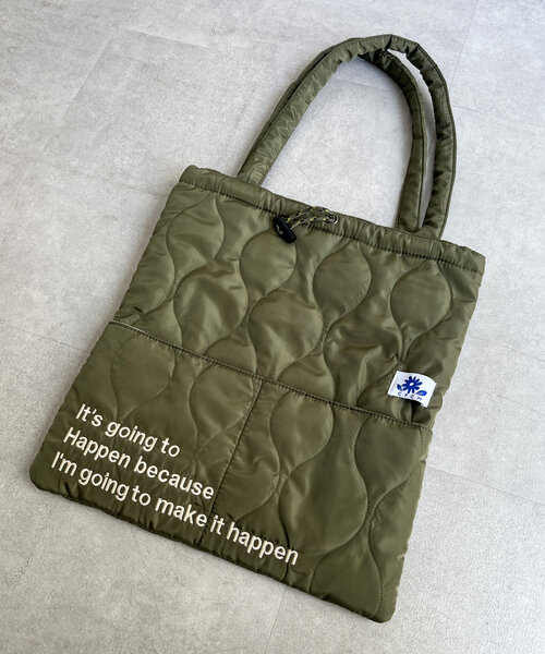 CPCM（シーピーシーエム）の「キルトロゴトートBAG（トートバッグ・レディース・オレンジ/アイボリー/ブラック/カーキ/シルバー・FREE）」の12枚目の写真