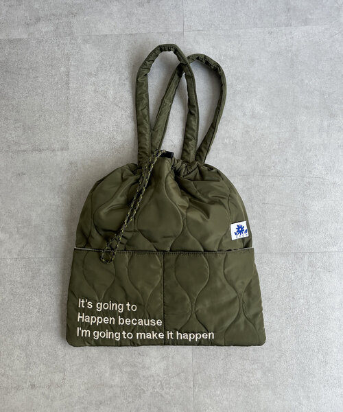 CPCM（シーピーシーエム）の「キルトロゴトートBAG（トートバッグ・レディース・オレンジ/アイボリー/ブラック/カーキ/シルバー・FREE）」の13枚目の写真