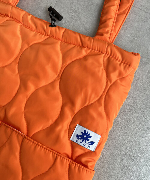 CPCM（シーピーシーエム）の「キルトロゴトートBAG（トートバッグ・レディース・オレンジ/アイボリー/ブラック/カーキ/シルバー・FREE）」の15枚目の写真