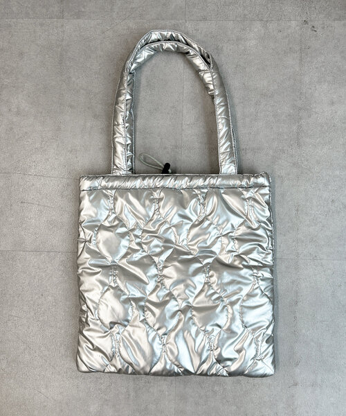 CPCM（シーピーシーエム）の「キルトロゴトートBAG（トートバッグ・レディース・オレンジ/アイボリー/ブラック/カーキ/シルバー・FREE）」の17枚目の写真