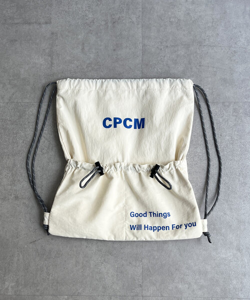 CPCM（シーピーシーエム）の「カラーロゴナップサック（バックパック/リュック・レディース・シルバー/アイボリー/ブラック・FREE）」の10枚目の写真