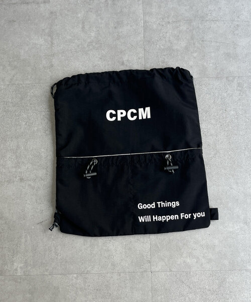 CPCM（シーピーシーエム）の「カラーロゴナップサック（バックパック/リュック・レディース・シルバー/アイボリー/ブラック・FREE）」の8枚目の写真