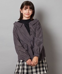 [120-130]シャツレイヤードトップス
