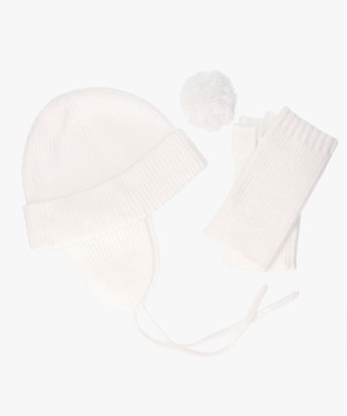 OVERRIDE（オーバーライド）の「KIDS EARTH FUND REP GUIDE WATCH&GLOVES SG / オーバーライド（ニットキャップ/ビーニー・レディース・グレー/ネイビー/ホワイト・57~59cm）」の6枚目の写真