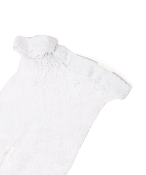SHIPS（シップス）の「I Hate Monday:Lace Tights（タイツ/ストッキング・レディース・ホワイト・ONE SIZE）」の3枚目の写真
