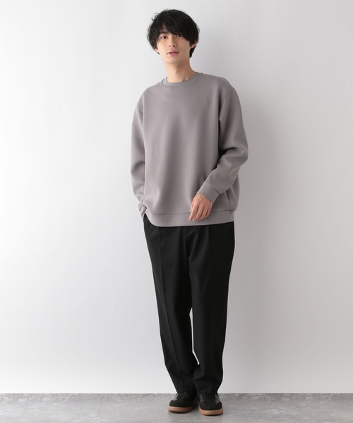 GLOBAL WORK（グローバルワーク）の「ライトクッションクルー/116243（スウェット・メンズ・オフホワイト/グレー系その他2/ネイビー・SMALL/MEDIUM/LARGE/X-LARGE）」の8枚目の写真