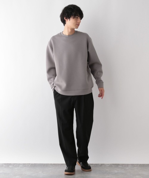 GLOBAL WORK（グローバルワーク）の「ライトクッションクルー/116243（スウェット・メンズ・オフホワイト/グレー系その他2/ネイビー・SMALL/MEDIUM/LARGE/X-LARGE）」の9枚目の写真